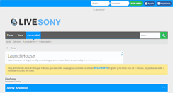 Desktop Screenshot of livesony.com